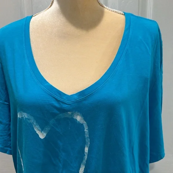 Life Is Good T-shirt Tee Womens V-Neck Size XXL - Picture 11 of 12